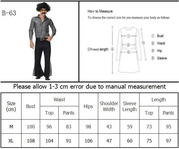 Gruppenkostüm 1960's 70's 80's Hippies,Disco Party
