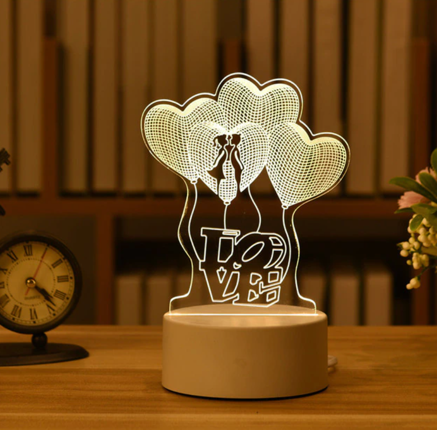 LED 3D Lampe