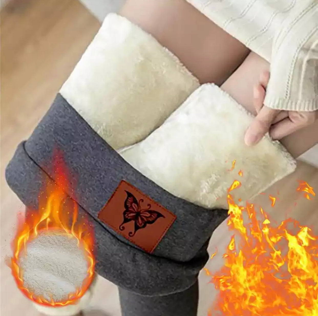 Flauschige Winter Leggings
