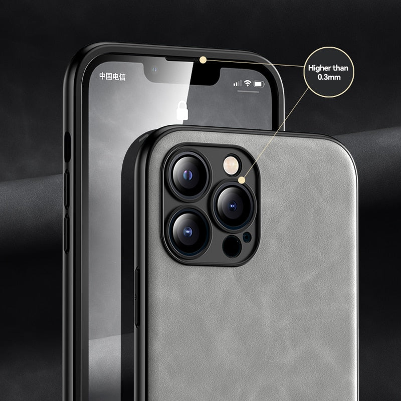 Wildleder iPhonehülle