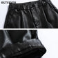 Stylische PU Leder Hosen