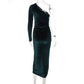 Abendkleid Einarmig Langarm